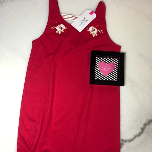 🆕 Roxy Leaves Moment Embroidered A-Line Dress - Picture 3 of 5